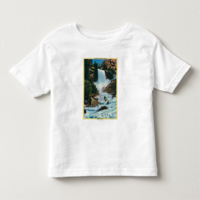 Camiseta Infantil Quedas Vernal em YosemiteYosemite, CA (Frente)