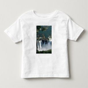 Camiseta Infantil Quedas Victoria, fronteira da Zâmbia com o Zimbábu