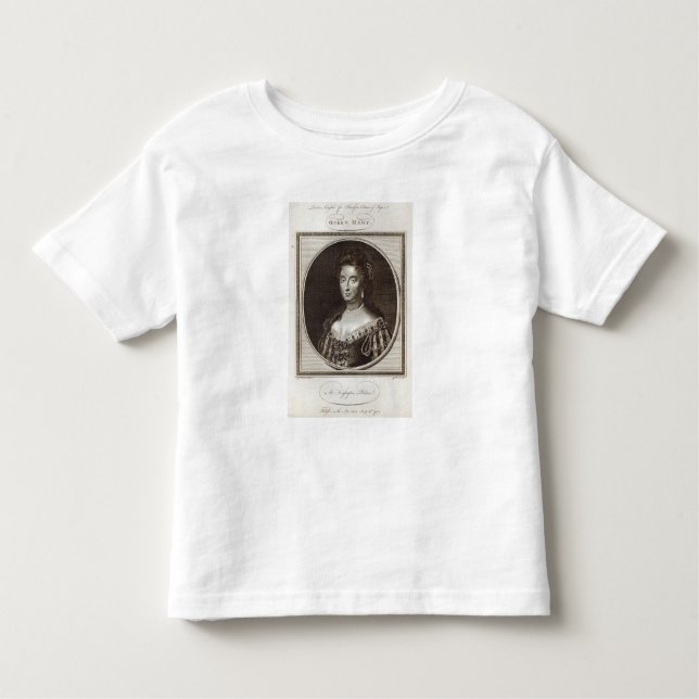 Camiseta Infantil Queen Mary no palácio de Kensington (Frente)