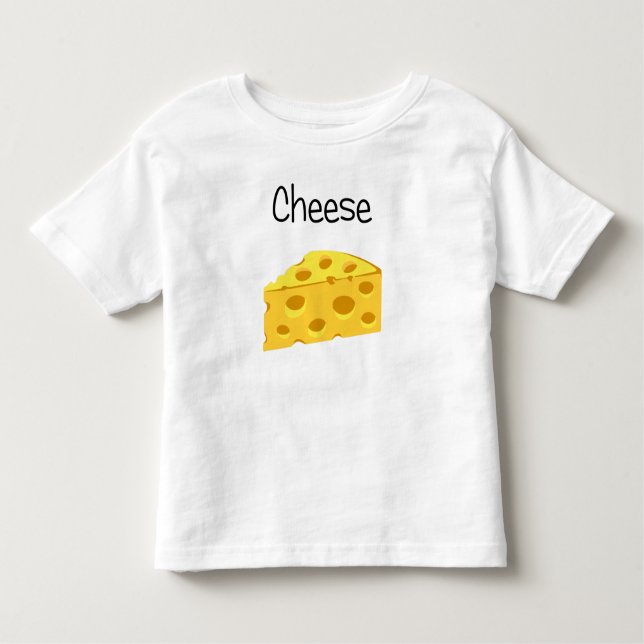 Camiseta Infantil Queijo de queijo (Frente)