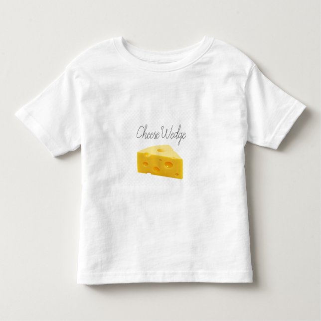 Camiseta Infantil Queijo Wedge (Frente)