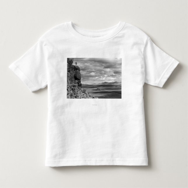 Camiseta Infantil Queimaduras, opinião de Oregon da fotografia dos (Frente)