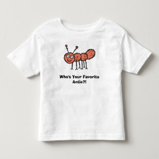 Camiseta Infantil Quem é seu Antie favorito?!