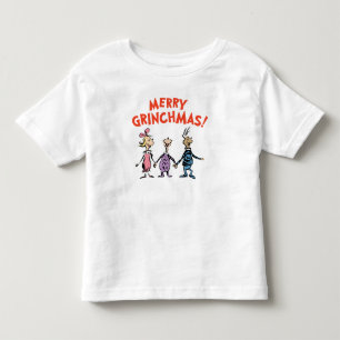 Camiseta Infantil Quem está de mãos dadas Merry Grinchmas