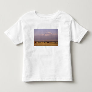 Camiseta Infantil Quênia: Parque Nacional de Amboseli, Elefantes