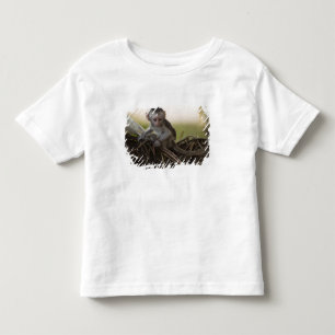 Camiseta Infantil Quênia, Reserva de Jogo Samburu. Macaco Vervet