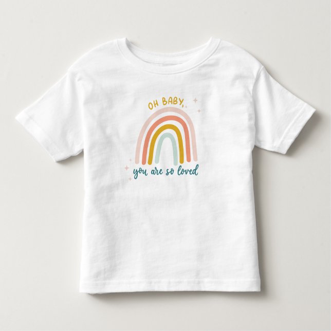 Camiseta Infantil Querida Você É Tão Amada (Frente)