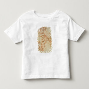 Camiseta Infantil Querubins, início do século XVII (giz vermelho n
