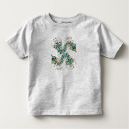 Camiseta Infantil Quimera - Camisa-Costeira Peacock Toddler