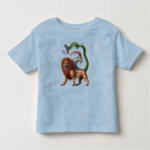 Camiseta Infantil Quimera da mitologia grega