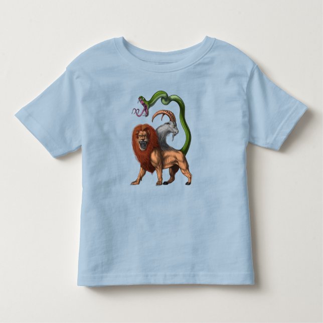 Camiseta Infantil Quimera da mitologia grega (Frente)