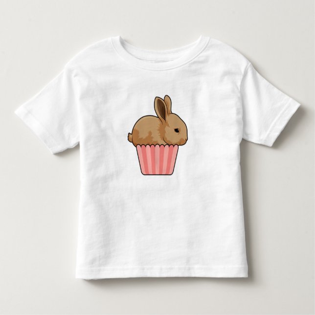Camiseta Infantil Rabbit with Muffin (Frente)