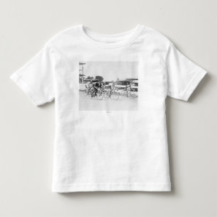 Camiseta Infantil Raça de bicicleta na fotografia do Washington DC