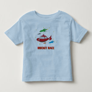 Camiseta Infantil Raça de Rocket do brinquedo