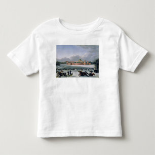 Camiseta Infantil Raça do trenó no parque de Petrovsky em Moscovo
