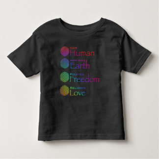 Camiseta Infantil Raça: Local do Homem: Política da Terra: Liberdade