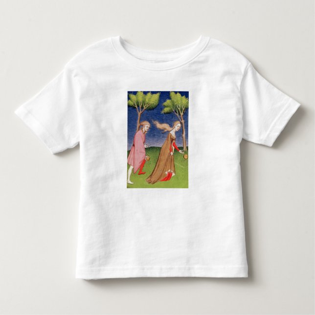 Camiseta Infantil Raças de Melanion contra Atalanta (Frente)
