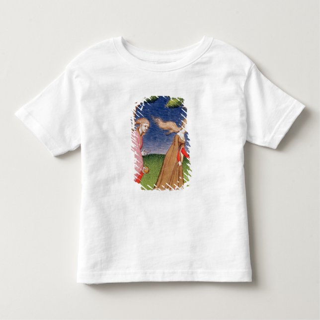 Camiseta Infantil Raças de Melanion contra Atalanta (Frente)