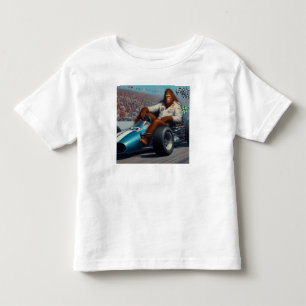 Camiseta Infantil Racecar de Pé Grande