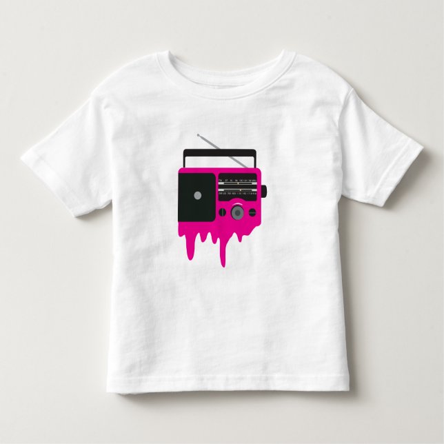 Camiseta Infantil Rádio Rosa de Fusão (Frente)