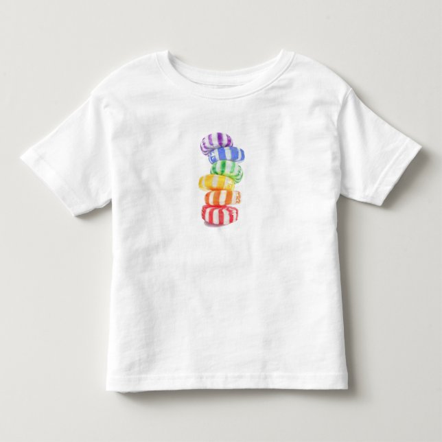 Camiseta Infantil RAINBOW CANDY (Frente)