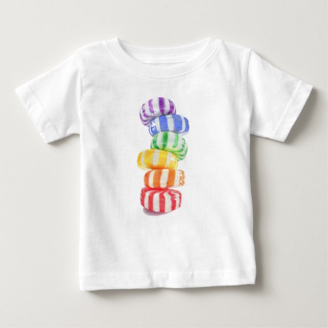 Camiseta Infantil RAINBOW CANDY (Frente)