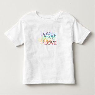 Camiseta Infantil RAINBOW LOVE Toddler T-Shirt