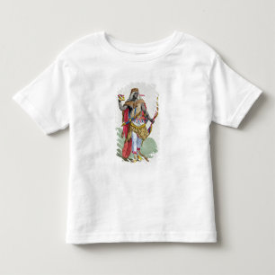 Camiseta Infantil Rainha Anna Nzinga (1583-1663), 'de DES E de