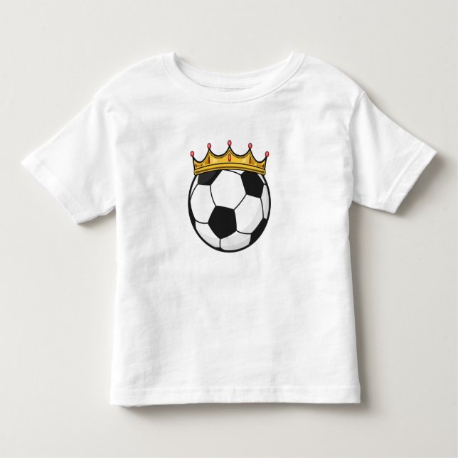 Camiseta Infantil Rainha da Coroa de Futebol (Frente)