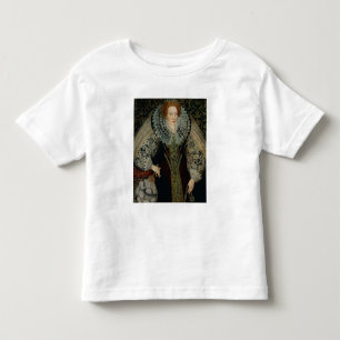 Camiseta Infantil Rainha Elizabeth mim, c.1585-90