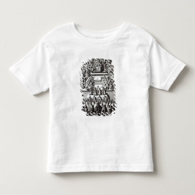 Camiseta Infantil Rainha Elizabeth mim e o parlamento (Frente)