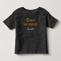 Rainha Halloween Personalizada Toddler Baby T-Shir
