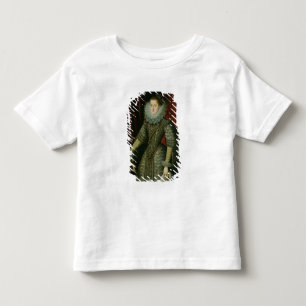 Camiseta Infantil Rainha Margarita de Áustria, 1609 (óleo em canva