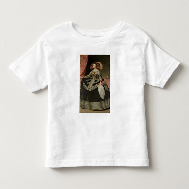 Camiseta Infantil Rainha Maria Anna de Áustria, C. 1652 (Frente)