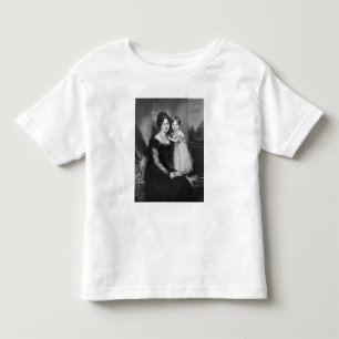 Camiseta Infantil Rainha Vitória como criança com a mãe