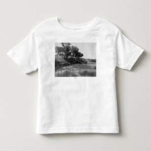 Camiseta Infantil Rancho do T do bar na fotografia da angra do