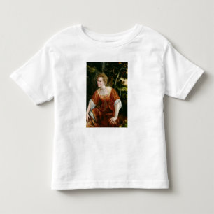 Camiseta Infantil Rapariga em uma paisagem