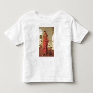 Camiseta Infantil Rapariga Indiana com Hookah, 1772 (óleo ligado)