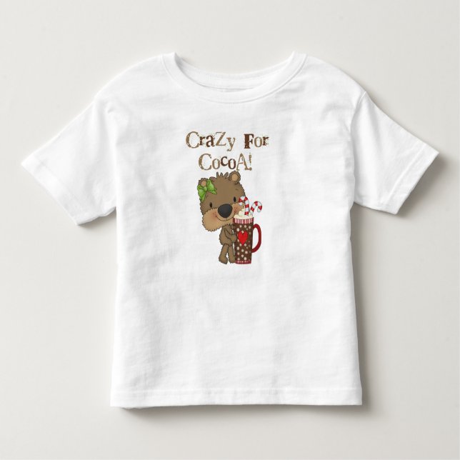 Camiseta Infantil Rapariga Louca Por Cacau (Frente)