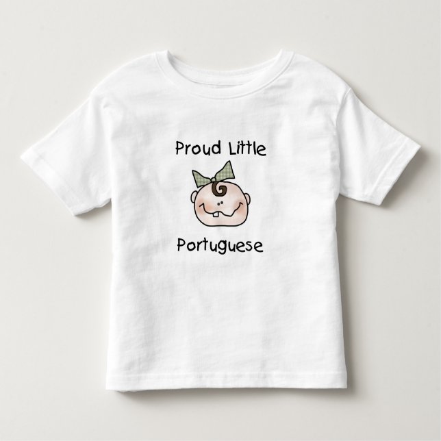 Camiseta Infantil Rapariga Orud Pequeno Português (Frente)