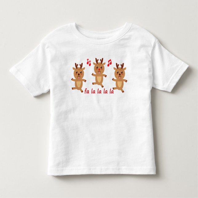 Camiseta Infantil Rapariga Rudolph Snowflakes Garota (Frente)