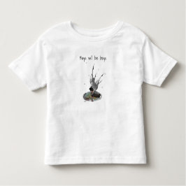 Camiseta Infantil Rapaz Chuva Fada com Camisa-T do Sapo Toddler Boy