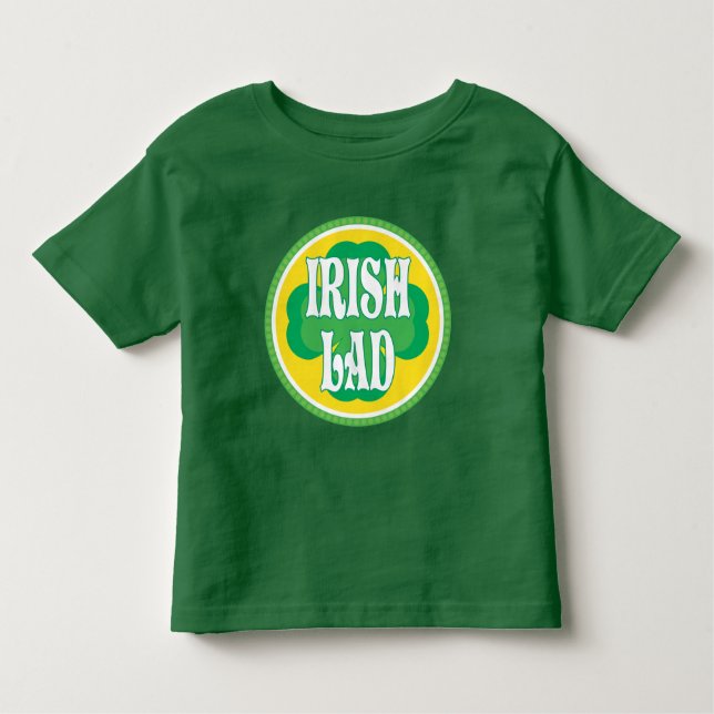 Camiseta Infantil Rapaz irlandês (Frente)