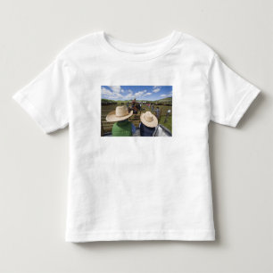 Camiseta Infantil Rapazes observam a marcação da Hughes Ranch de 200