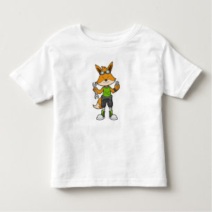 Camiseta Infantil Raposa como mecânica com chave inglesa e seca