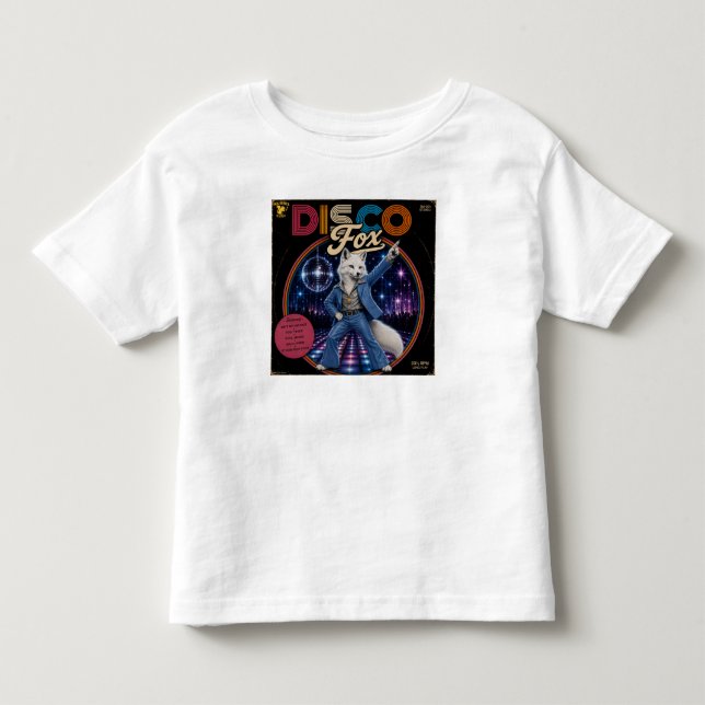 Camiseta Infantil Raposa Disco (Frente)