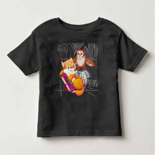 Camiseta Infantil raposa e coruja