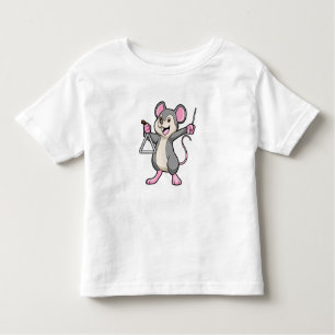 Camiseta Infantil Rat Music com Triangel
