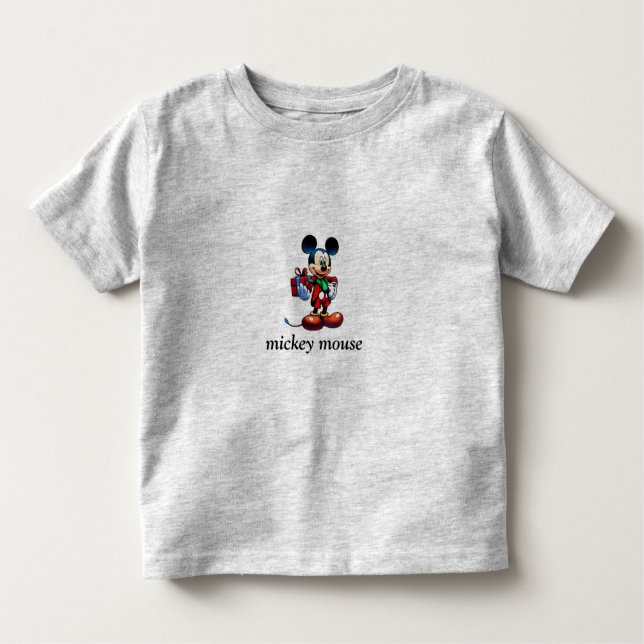 Camiseta Infantil ratinho mickey Toddler T-shirt (Frente)