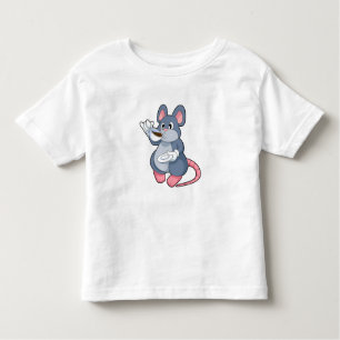 Camiseta Infantil Rato com Taça de Café